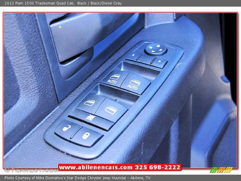 Black / Black/Diesel Gray 2013 Ram 1500 Tradesman Quad Cab