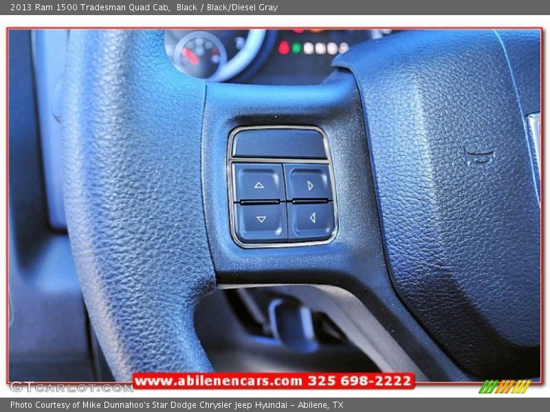 Black / Black/Diesel Gray 2013 Ram 1500 Tradesman Quad Cab