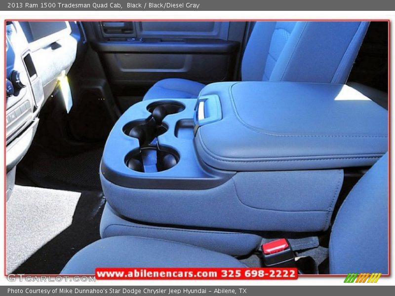 Black / Black/Diesel Gray 2013 Ram 1500 Tradesman Quad Cab