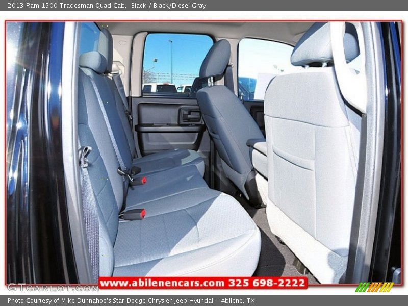 Black / Black/Diesel Gray 2013 Ram 1500 Tradesman Quad Cab