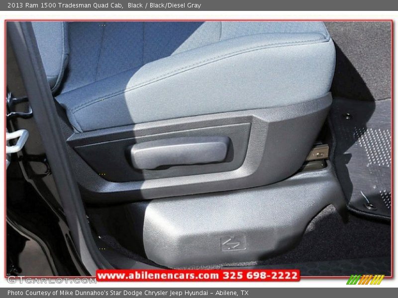 Black / Black/Diesel Gray 2013 Ram 1500 Tradesman Quad Cab