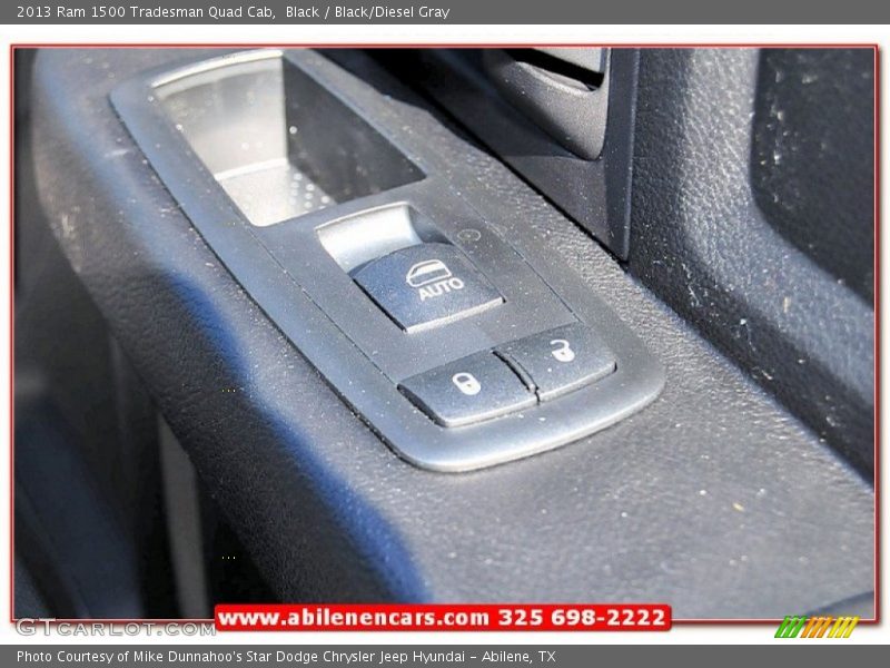 Black / Black/Diesel Gray 2013 Ram 1500 Tradesman Quad Cab