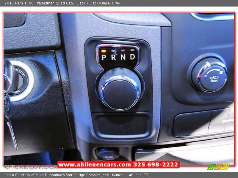 Black / Black/Diesel Gray 2013 Ram 1500 Tradesman Quad Cab