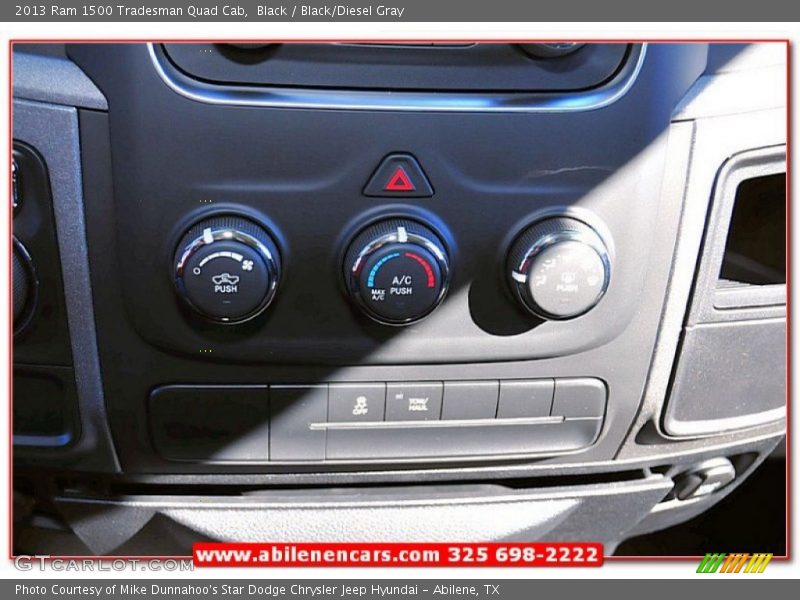 Black / Black/Diesel Gray 2013 Ram 1500 Tradesman Quad Cab