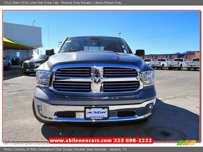 Mineral Gray Metallic / Black/Diesel Gray 2013 Ram 1500 Lone Star Crew Cab