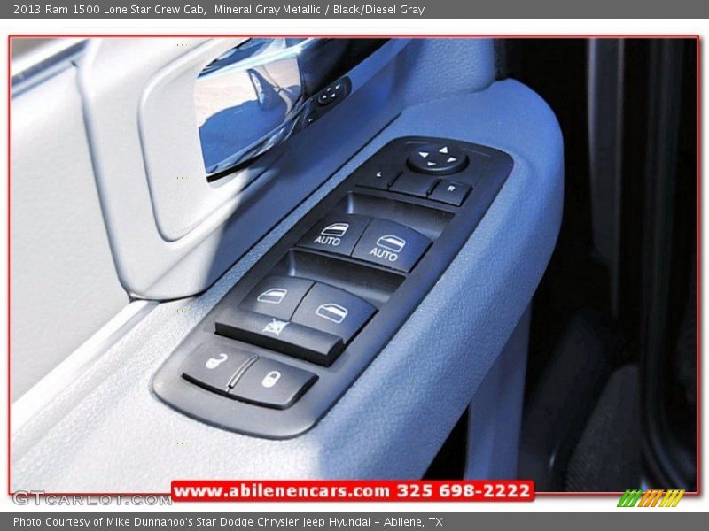 Mineral Gray Metallic / Black/Diesel Gray 2013 Ram 1500 Lone Star Crew Cab