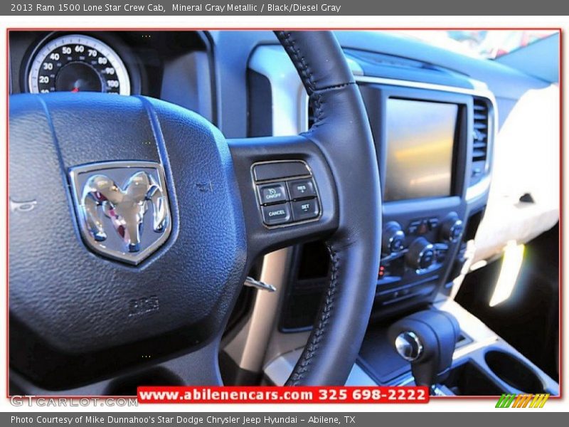 Mineral Gray Metallic / Black/Diesel Gray 2013 Ram 1500 Lone Star Crew Cab