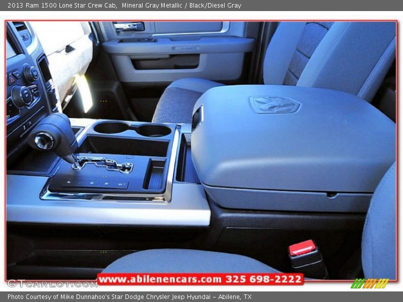 Mineral Gray Metallic / Black/Diesel Gray 2013 Ram 1500 Lone Star Crew Cab