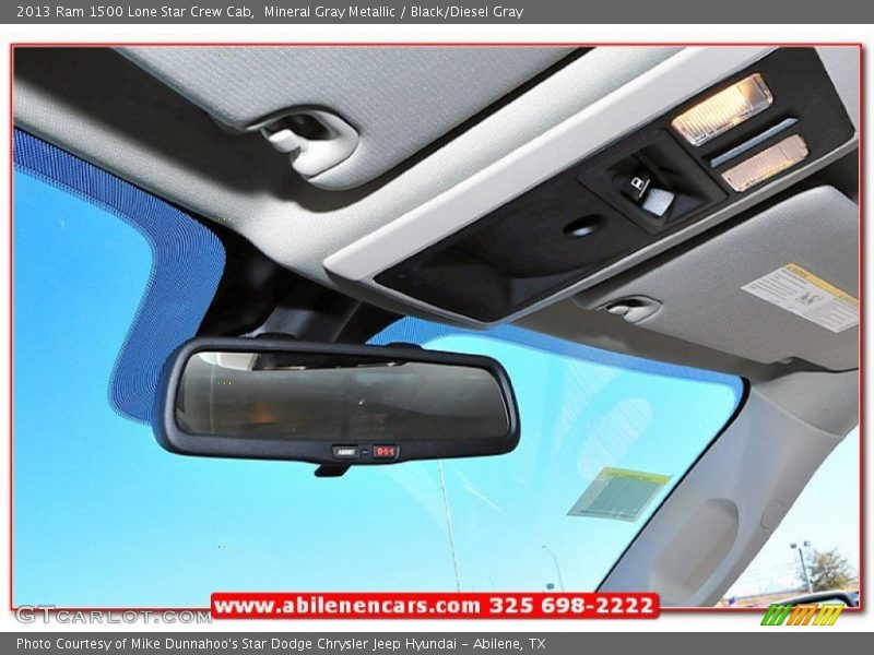 Mineral Gray Metallic / Black/Diesel Gray 2013 Ram 1500 Lone Star Crew Cab
