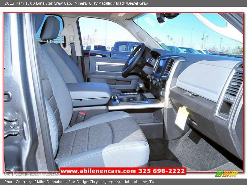 Mineral Gray Metallic / Black/Diesel Gray 2013 Ram 1500 Lone Star Crew Cab