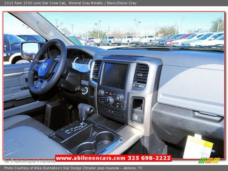 Mineral Gray Metallic / Black/Diesel Gray 2013 Ram 1500 Lone Star Crew Cab
