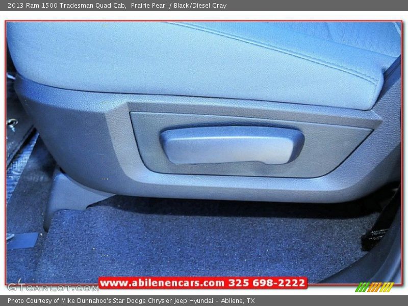 Prairie Pearl / Black/Diesel Gray 2013 Ram 1500 Tradesman Quad Cab