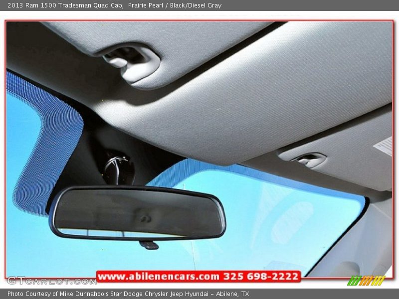 Prairie Pearl / Black/Diesel Gray 2013 Ram 1500 Tradesman Quad Cab