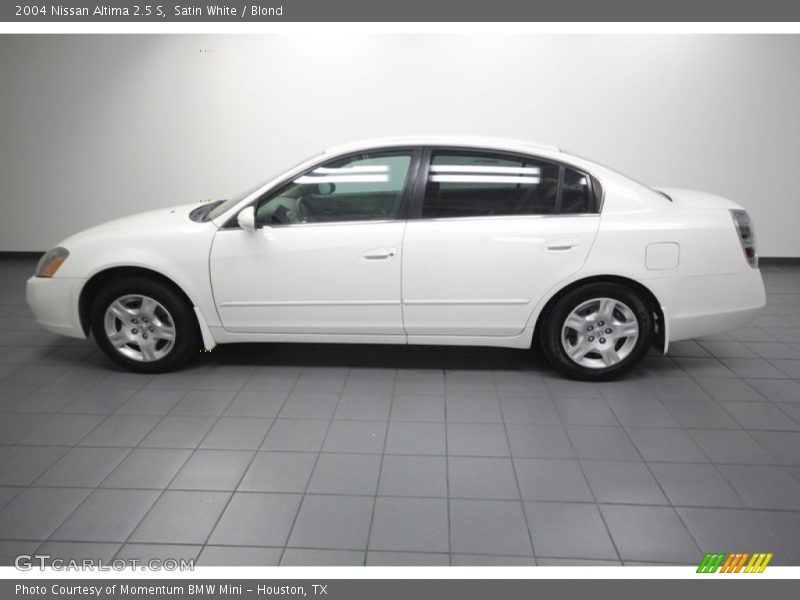 Satin White / Blond 2004 Nissan Altima 2.5 S