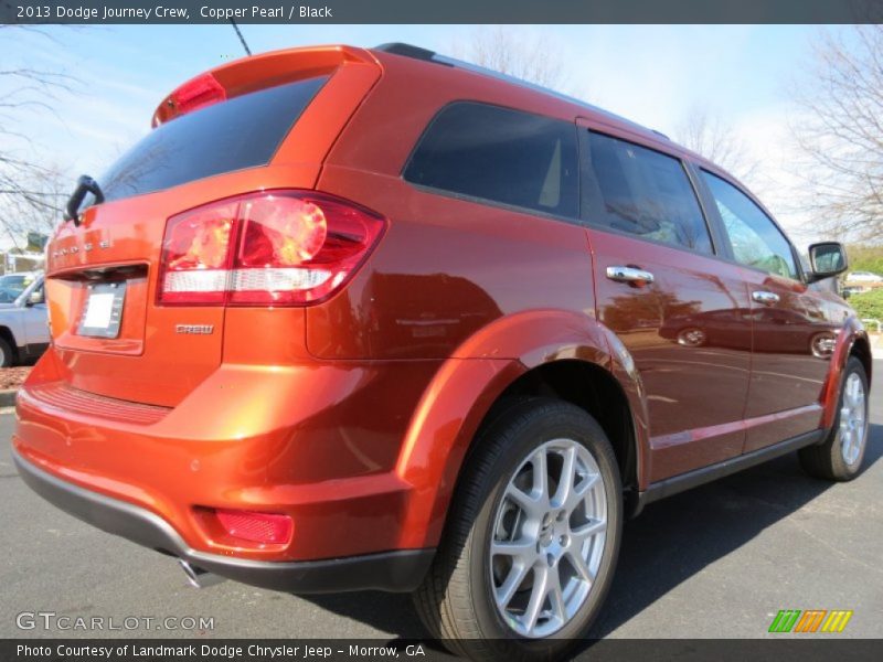 Copper Pearl / Black 2013 Dodge Journey Crew