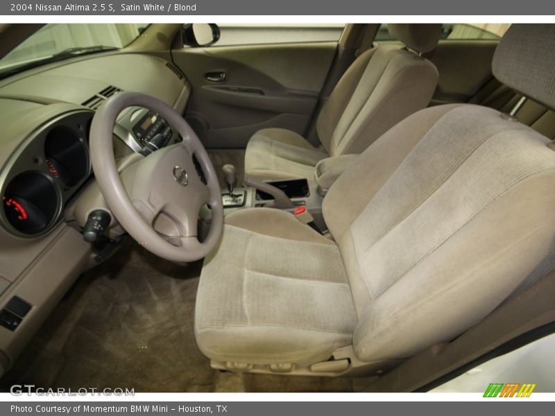 Satin White / Blond 2004 Nissan Altima 2.5 S