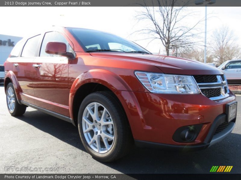 Copper Pearl / Black 2013 Dodge Journey Crew