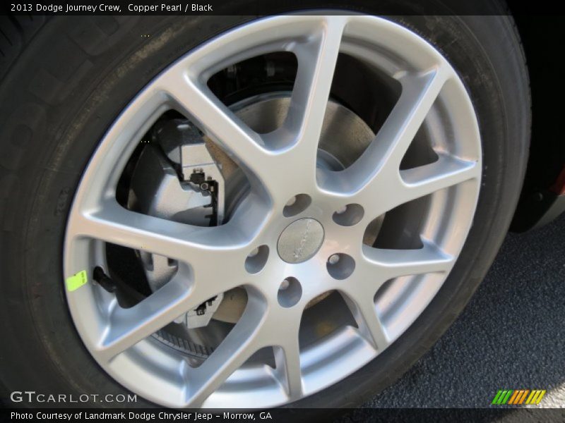 Copper Pearl / Black 2013 Dodge Journey Crew