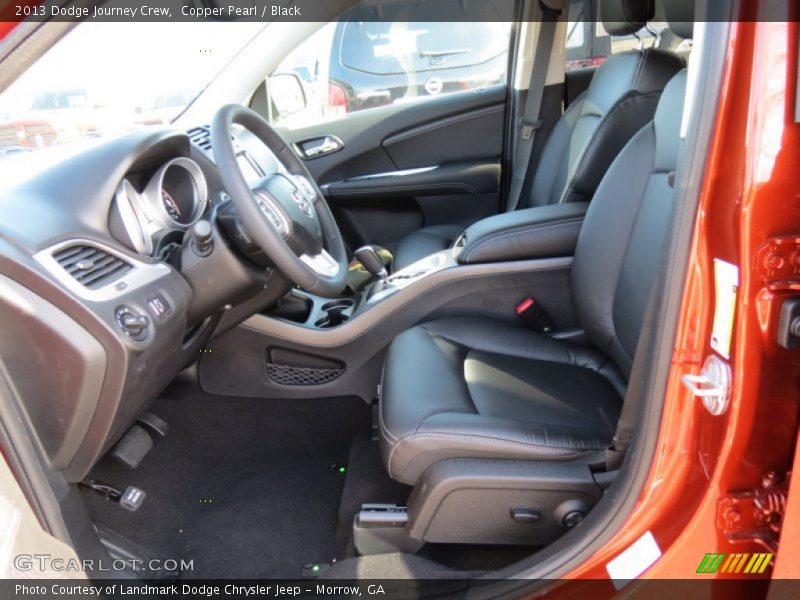 Copper Pearl / Black 2013 Dodge Journey Crew