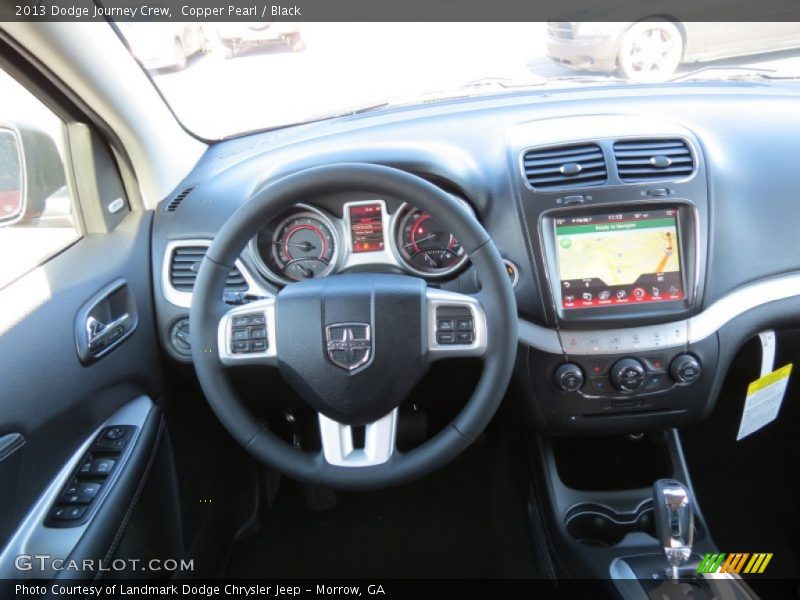 Copper Pearl / Black 2013 Dodge Journey Crew