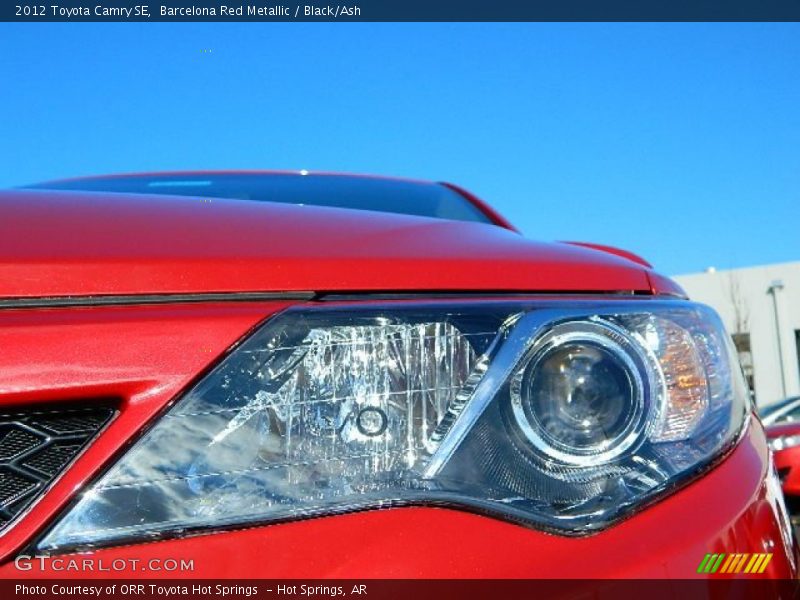 Barcelona Red Metallic / Black/Ash 2012 Toyota Camry SE