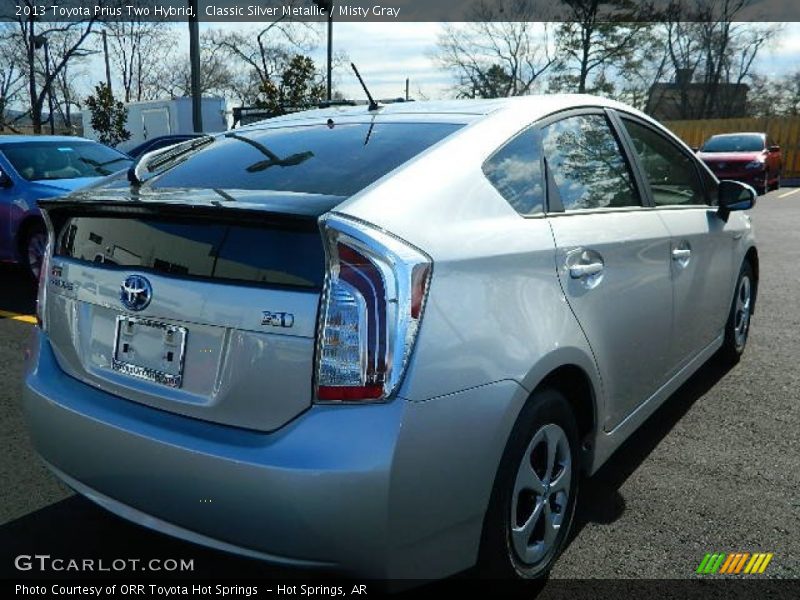 Classic Silver Metallic / Misty Gray 2013 Toyota Prius Two Hybrid