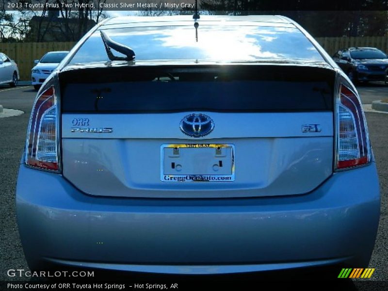 Classic Silver Metallic / Misty Gray 2013 Toyota Prius Two Hybrid