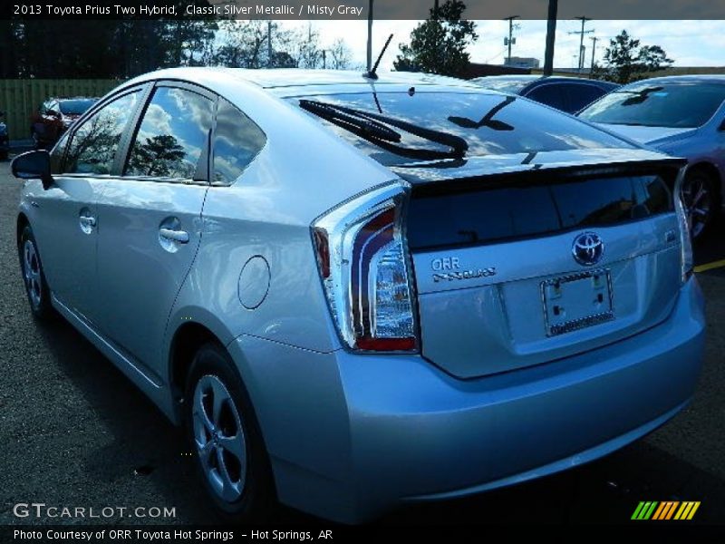 Classic Silver Metallic / Misty Gray 2013 Toyota Prius Two Hybrid