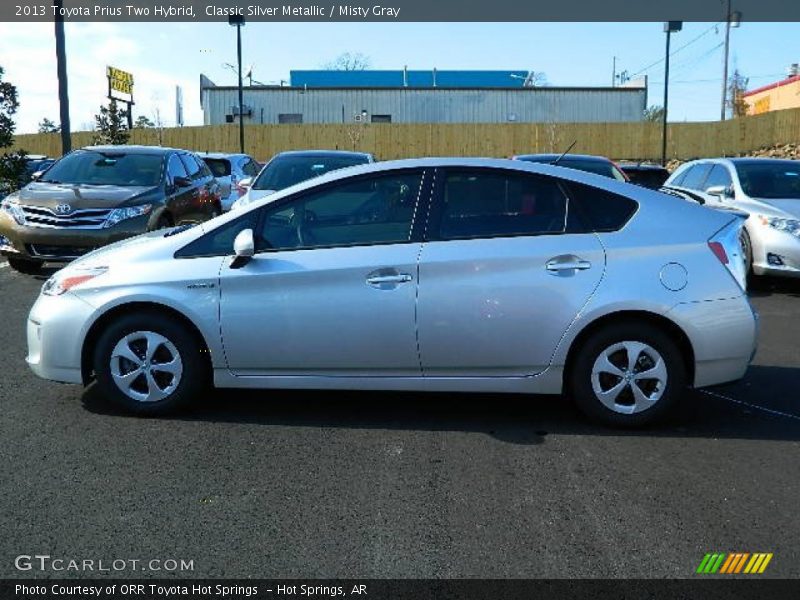 Classic Silver Metallic / Misty Gray 2013 Toyota Prius Two Hybrid