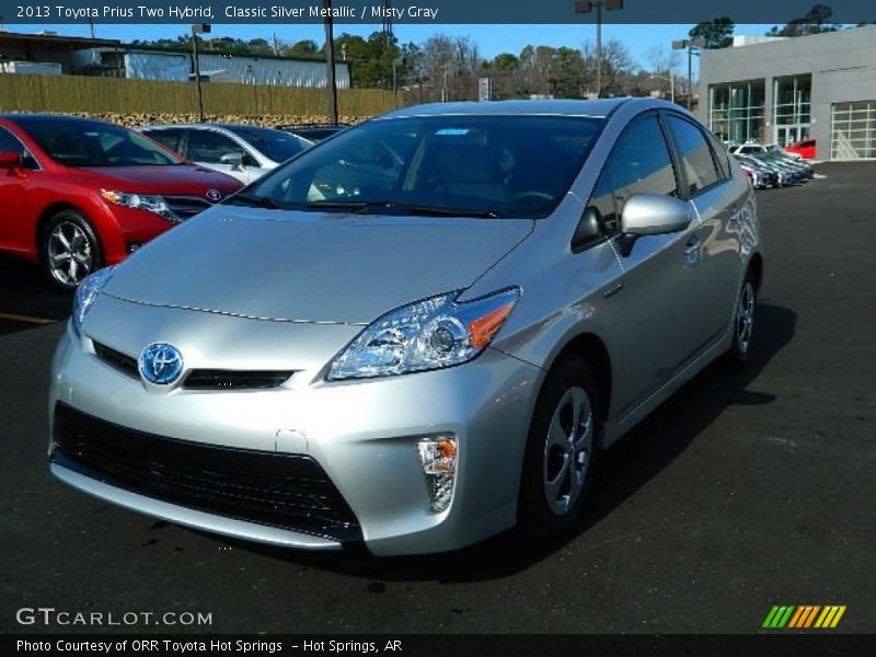 Classic Silver Metallic / Misty Gray 2013 Toyota Prius Two Hybrid