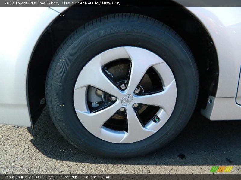 Classic Silver Metallic / Misty Gray 2013 Toyota Prius Two Hybrid