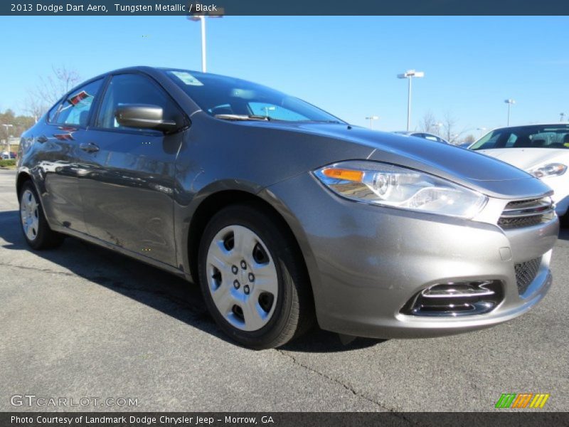 Tungsten Metallic / Black 2013 Dodge Dart Aero