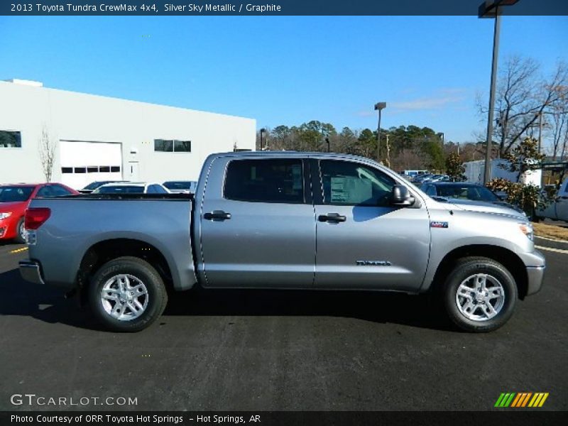 Silver Sky Metallic / Graphite 2013 Toyota Tundra CrewMax 4x4