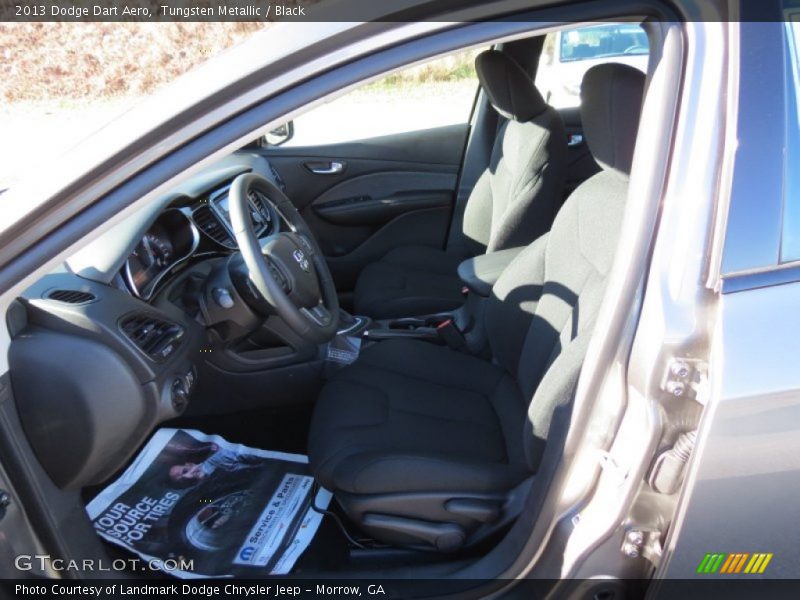 Tungsten Metallic / Black 2013 Dodge Dart Aero