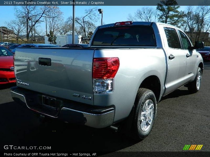 Silver Sky Metallic / Graphite 2013 Toyota Tundra CrewMax 4x4