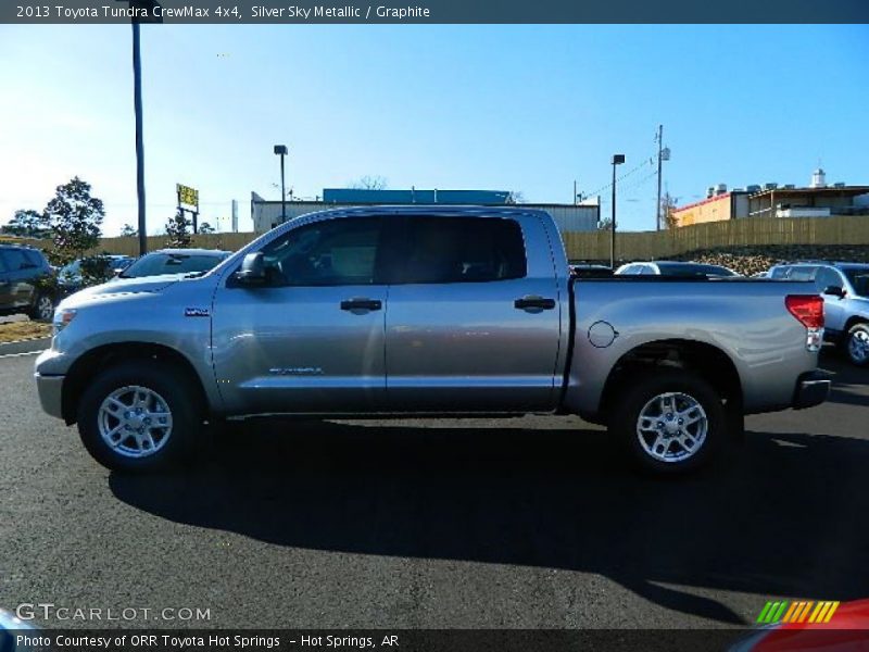 Silver Sky Metallic / Graphite 2013 Toyota Tundra CrewMax 4x4