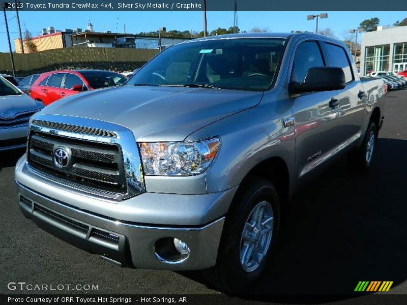 Silver Sky Metallic / Graphite 2013 Toyota Tundra CrewMax 4x4
