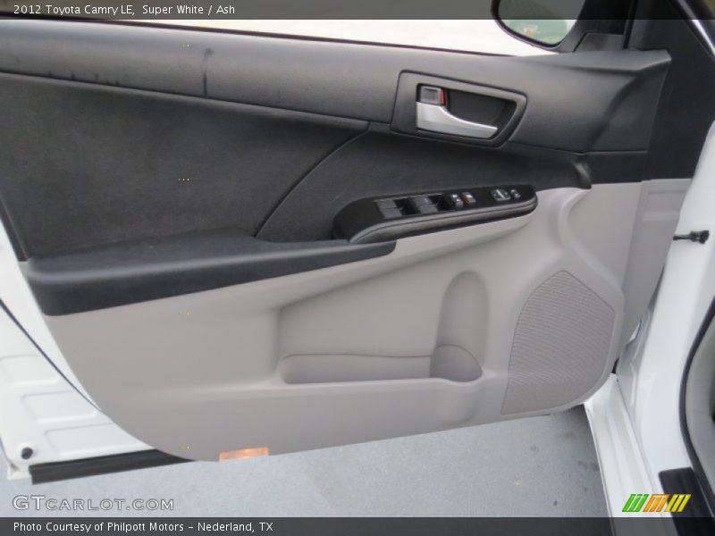 Super White / Ash 2012 Toyota Camry LE