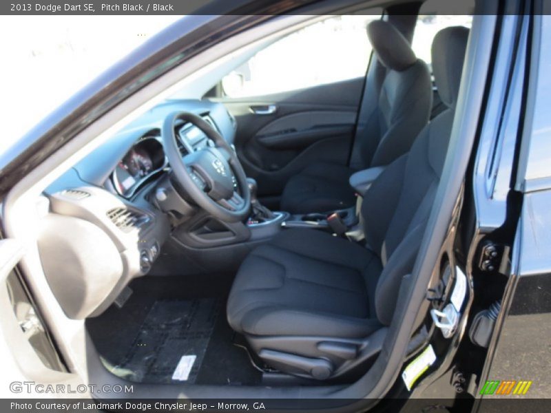 Pitch Black / Black 2013 Dodge Dart SE