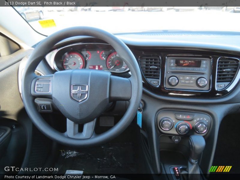 Pitch Black / Black 2013 Dodge Dart SE