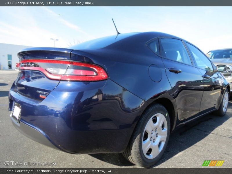 True Blue Pearl Coat / Black 2013 Dodge Dart Aero