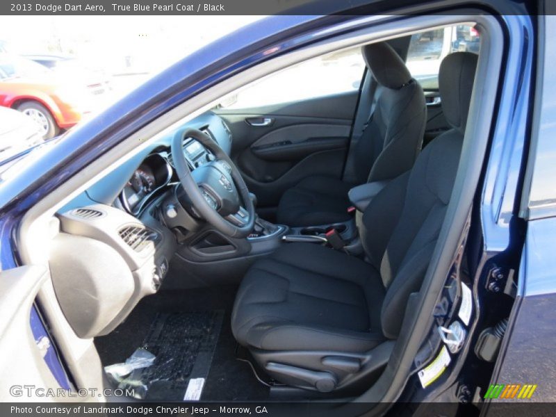 True Blue Pearl Coat / Black 2013 Dodge Dart Aero