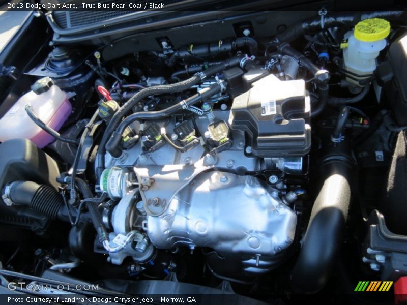 True Blue Pearl Coat / Black 2013 Dodge Dart Aero