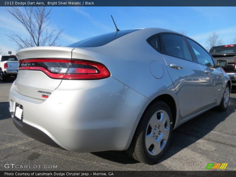 Bright Silver Metallic / Black 2013 Dodge Dart Aero