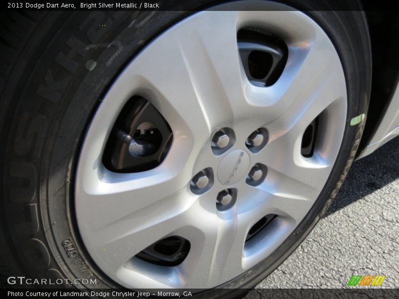 Bright Silver Metallic / Black 2013 Dodge Dart Aero