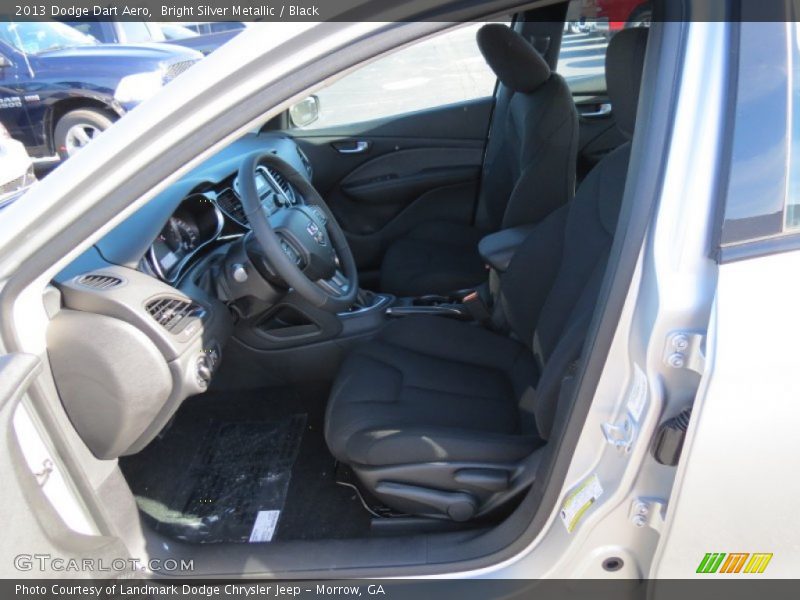 Bright Silver Metallic / Black 2013 Dodge Dart Aero