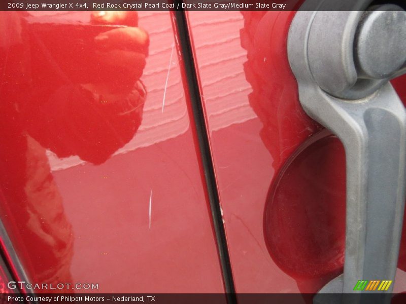 Red Rock Crystal Pearl Coat / Dark Slate Gray/Medium Slate Gray 2009 Jeep Wrangler X 4x4