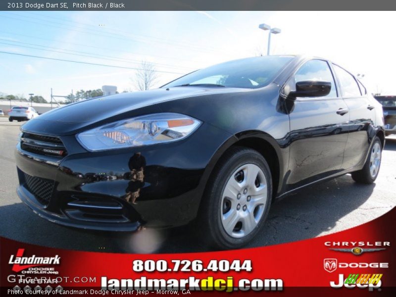 Pitch Black / Black 2013 Dodge Dart SE