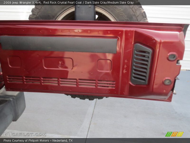 Red Rock Crystal Pearl Coat / Dark Slate Gray/Medium Slate Gray 2009 Jeep Wrangler X 4x4