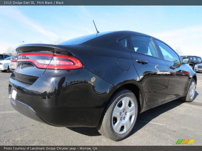 Pitch Black / Black 2013 Dodge Dart SE